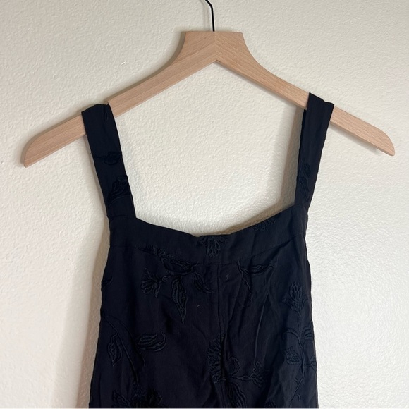 Society Amuse Black Embroidered Romper Small - Picture 3 of 7